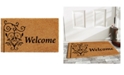 Home & More Welcome Post 24" x 36" Coir/Vinyl Doormat